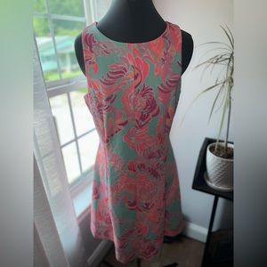Lilly Pulitzer Love Birds Fit And Flare Dress